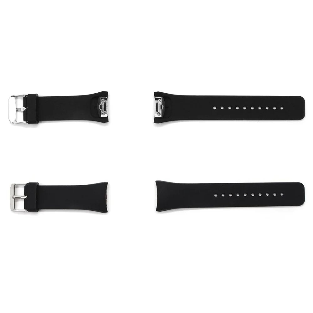 Silicone Watchband Wristband for Samsung Gear S2 SM-R720 - Black - 5
