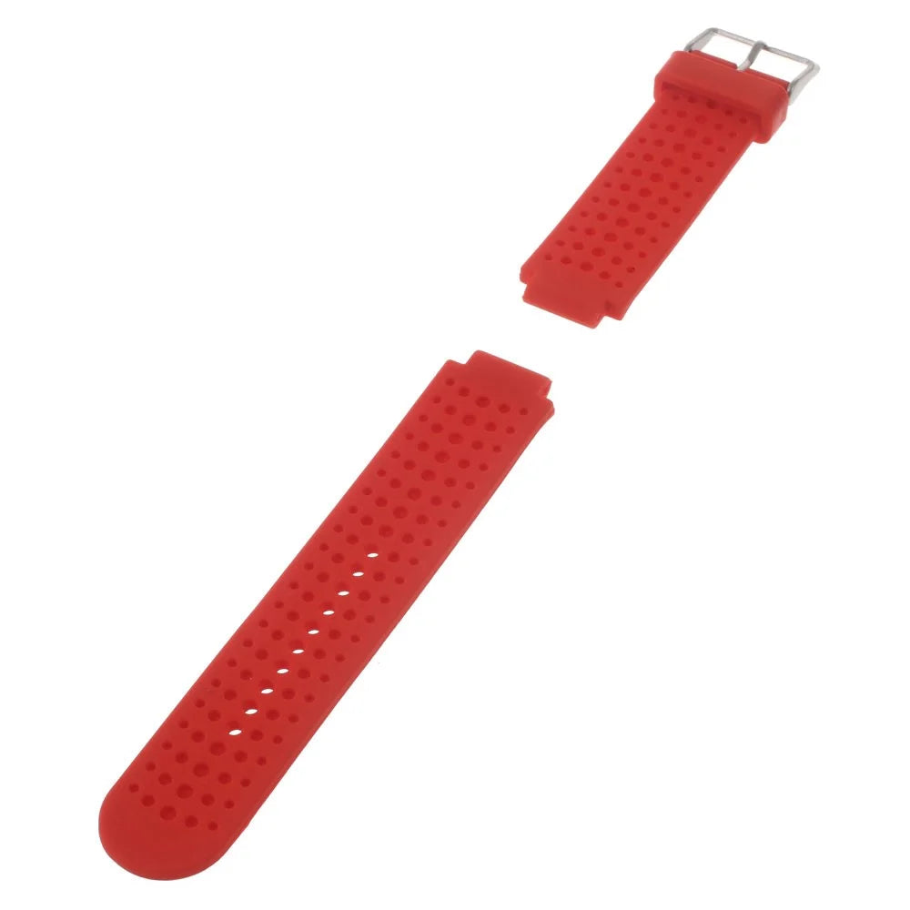 Silicone Watch Band for Garmin Forerunner 220 230 235 630 620 735XT with Pins & Tools - Red - 2
