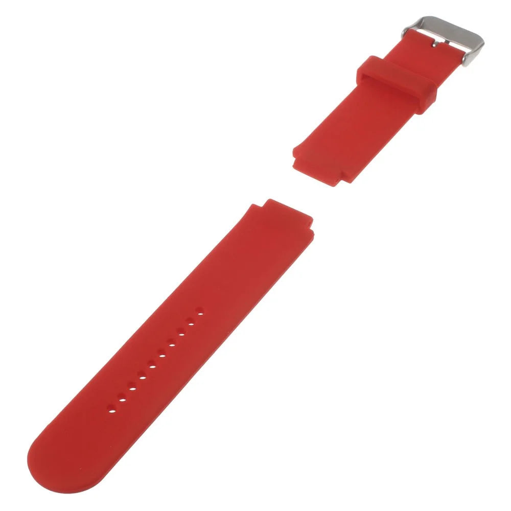 Silicone Watch Band for Garmin Forerunner 220 230 235 630 620 735XT with Pins & Tools - Red - 3