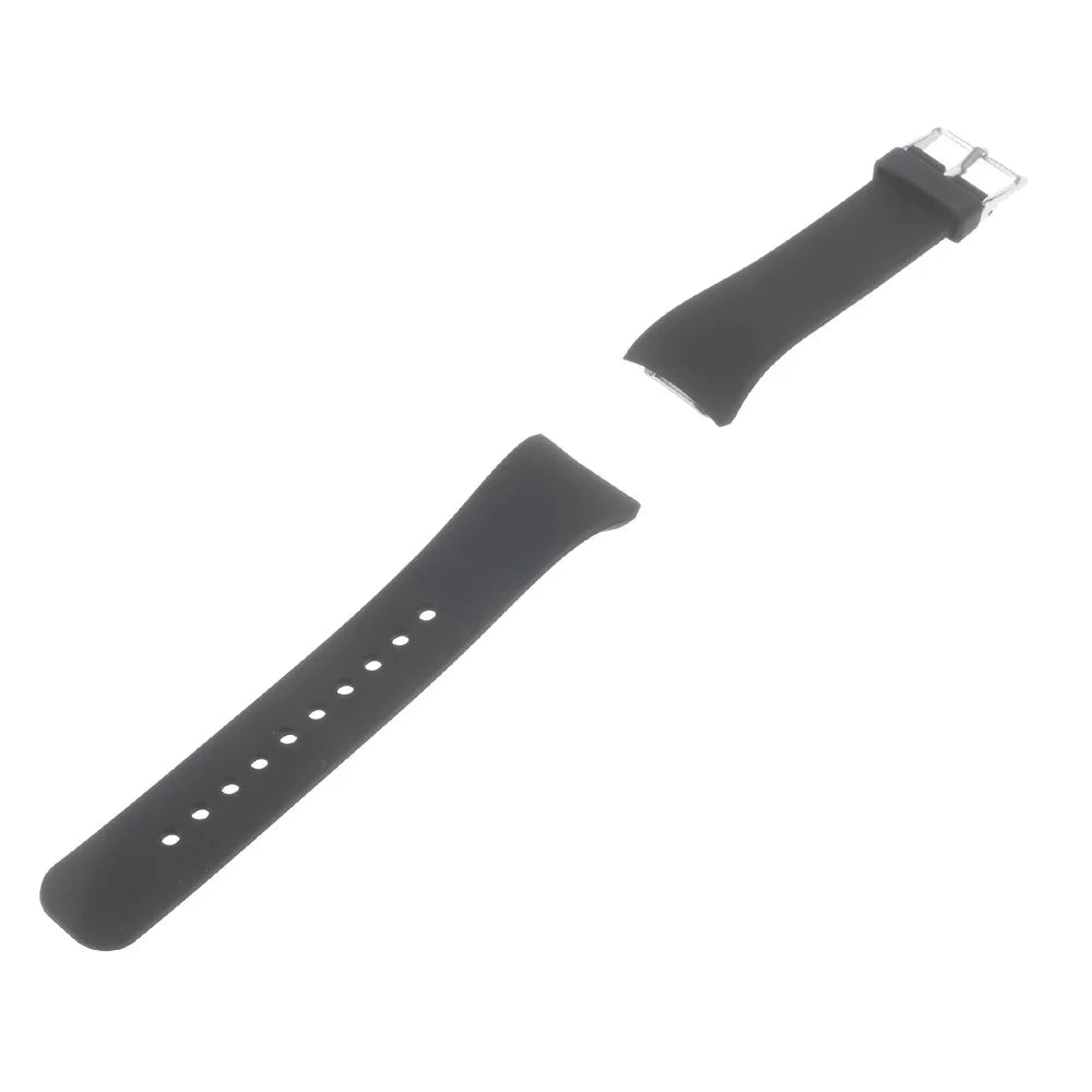 Silicone Watch Strap for Samsung Gear Fit 2 SM-R360 - Black - 1