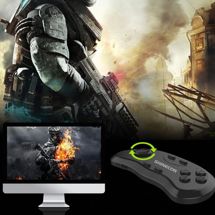 VR SHINECON Bluetooth-compatible Remote Control Game Handle Wireless Shutter - 6