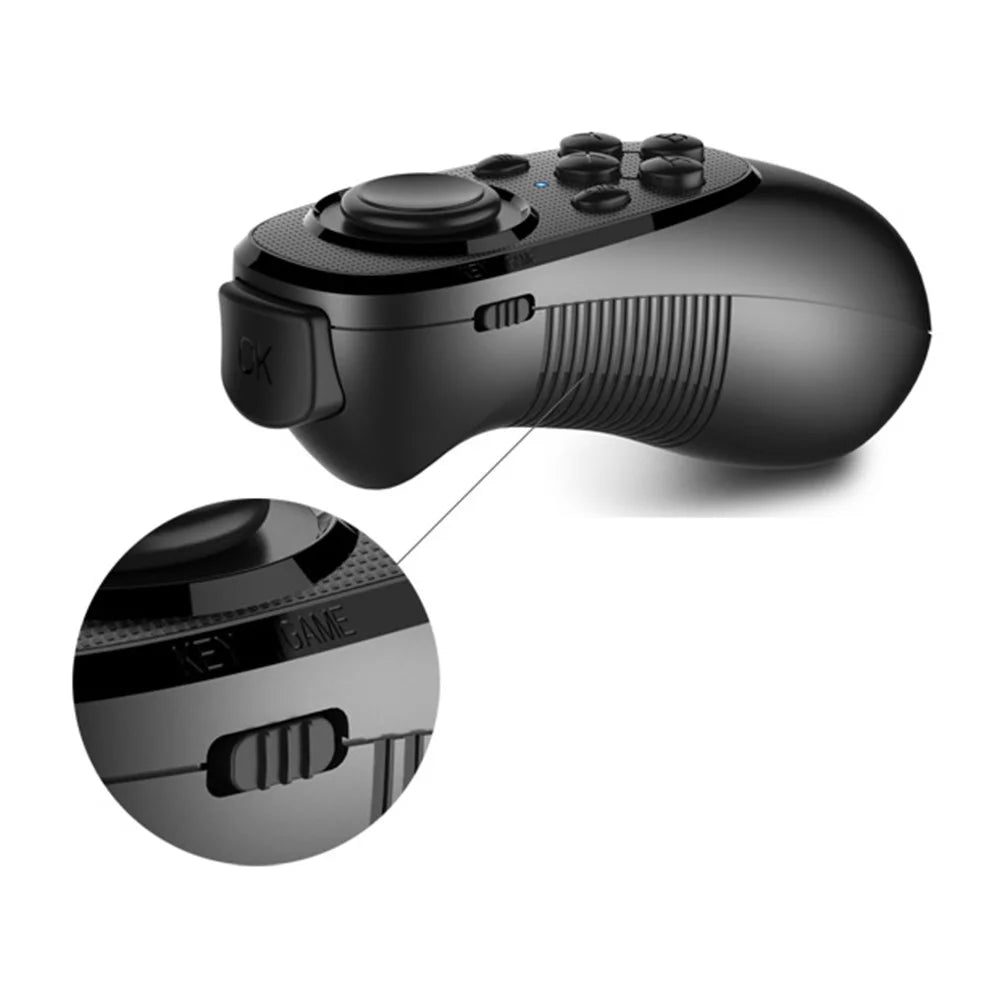 MOCUTE-052 Multi-function Bluetooth-compatible VR Remote Controller Gamepad Support iOS Android Windows - Black - 4