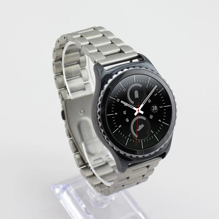 22mm Stainless Steel Watch Band Strap for Samsung Gear S3 Frontier / S3 Classic - Silver - 5