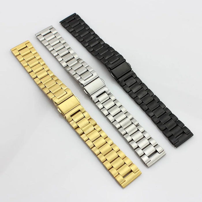 22mm Stainless Steel Watch Band Strap for Samsung Gear S3 Frontier / S3 Classic - Silver - 7