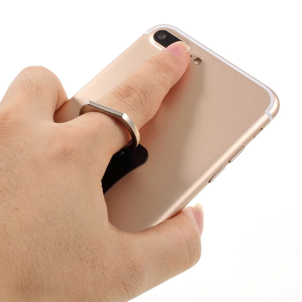 CMZWT Metal Ring Grip Holder 360-Degree Rotation for Cellphone Tablet - Black - 5