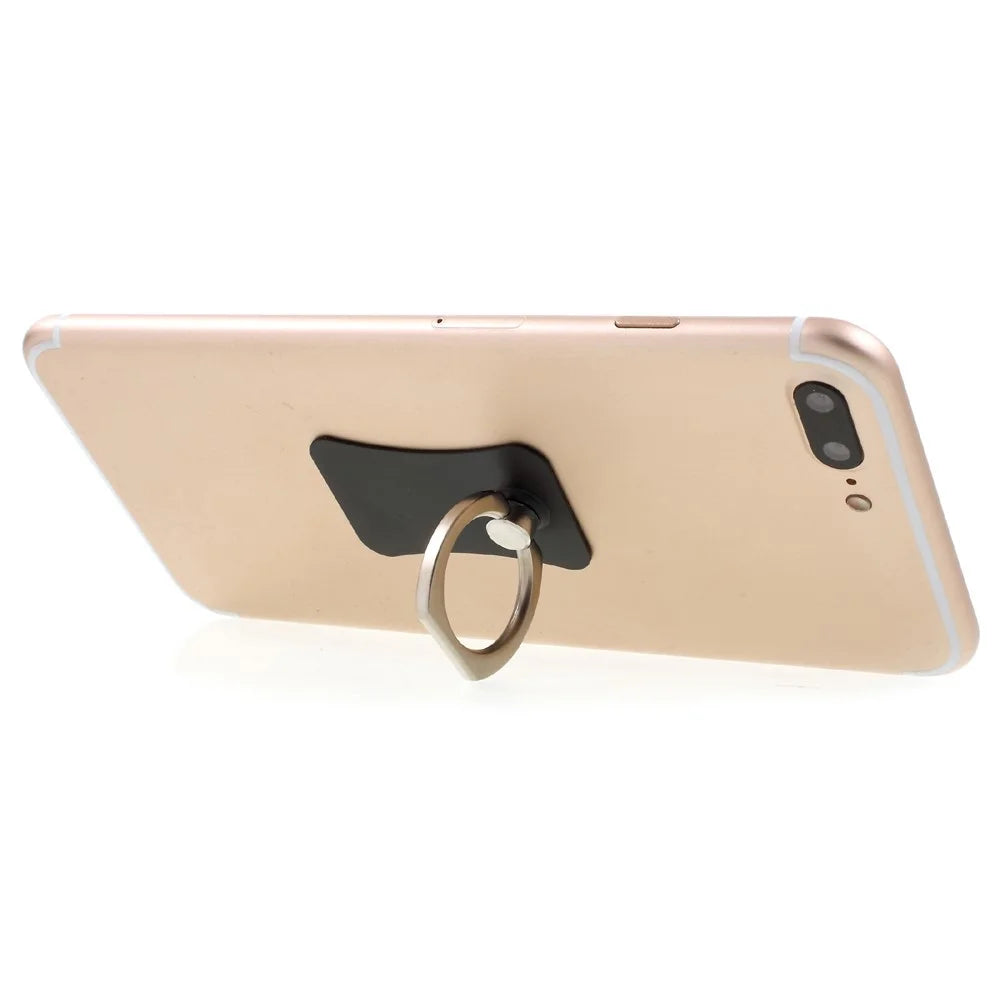 CMZWT Metal Ring Grip Holder 360-Degree Rotation for Cellphone Tablet - Black - 6