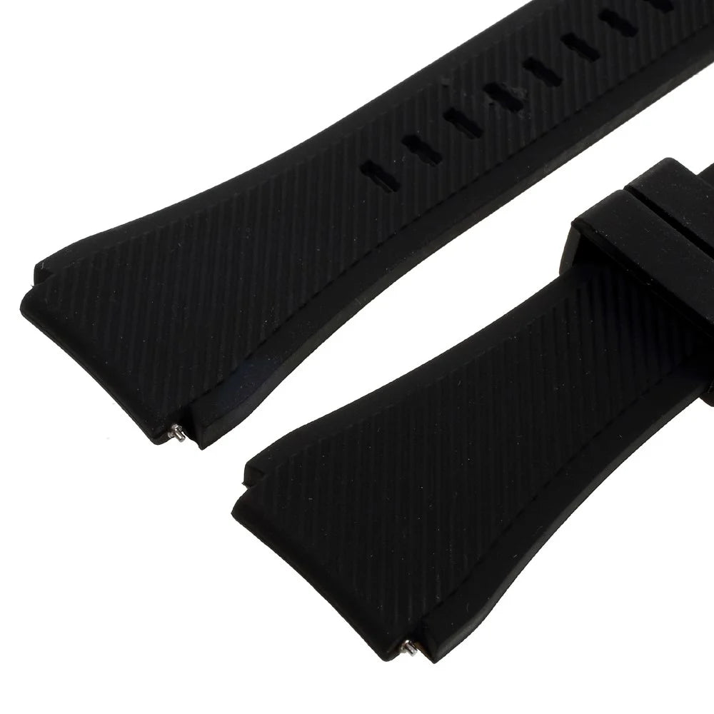 22mm Sport Silicone Watch Band for Samsung Gear S3 Classic / Frontier - Black - 2