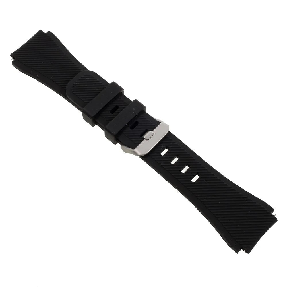 22mm Sport Silicone Watch Band for Samsung Gear S3 Classic / Frontier - Black - 4