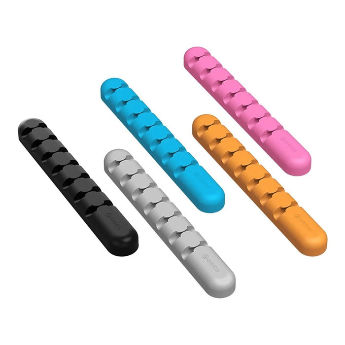 ORICO CBS7 Silicone Charging Cable Earphone Cable Holder - Black - 5