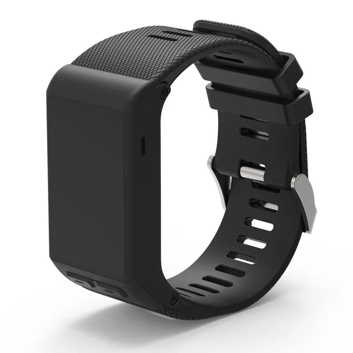 Sport Style Silicone Wrist Watch Band for Garmin Vivoactive HR - Black - 4