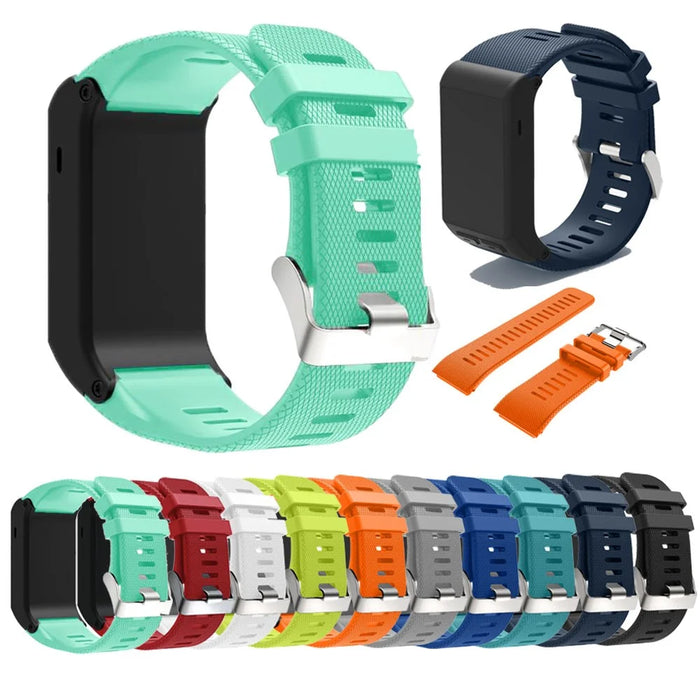 Sport Style Silicone Wrist Watch Band for Garmin Vivoactive HR - Black - 5