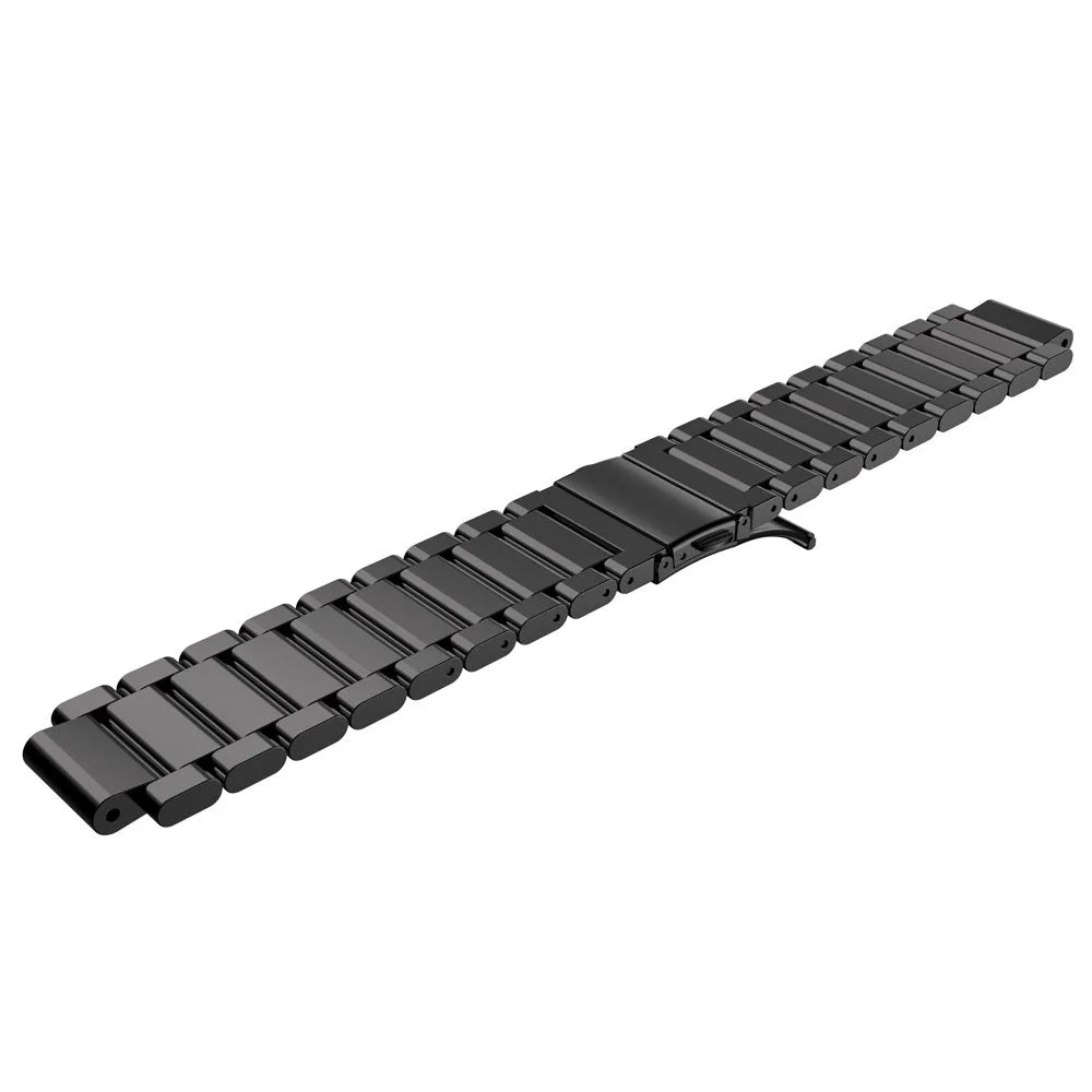316 Stainless Steel Watch Band for Garmin Forerunner 630 620 220 230 235 735 - Black - 2