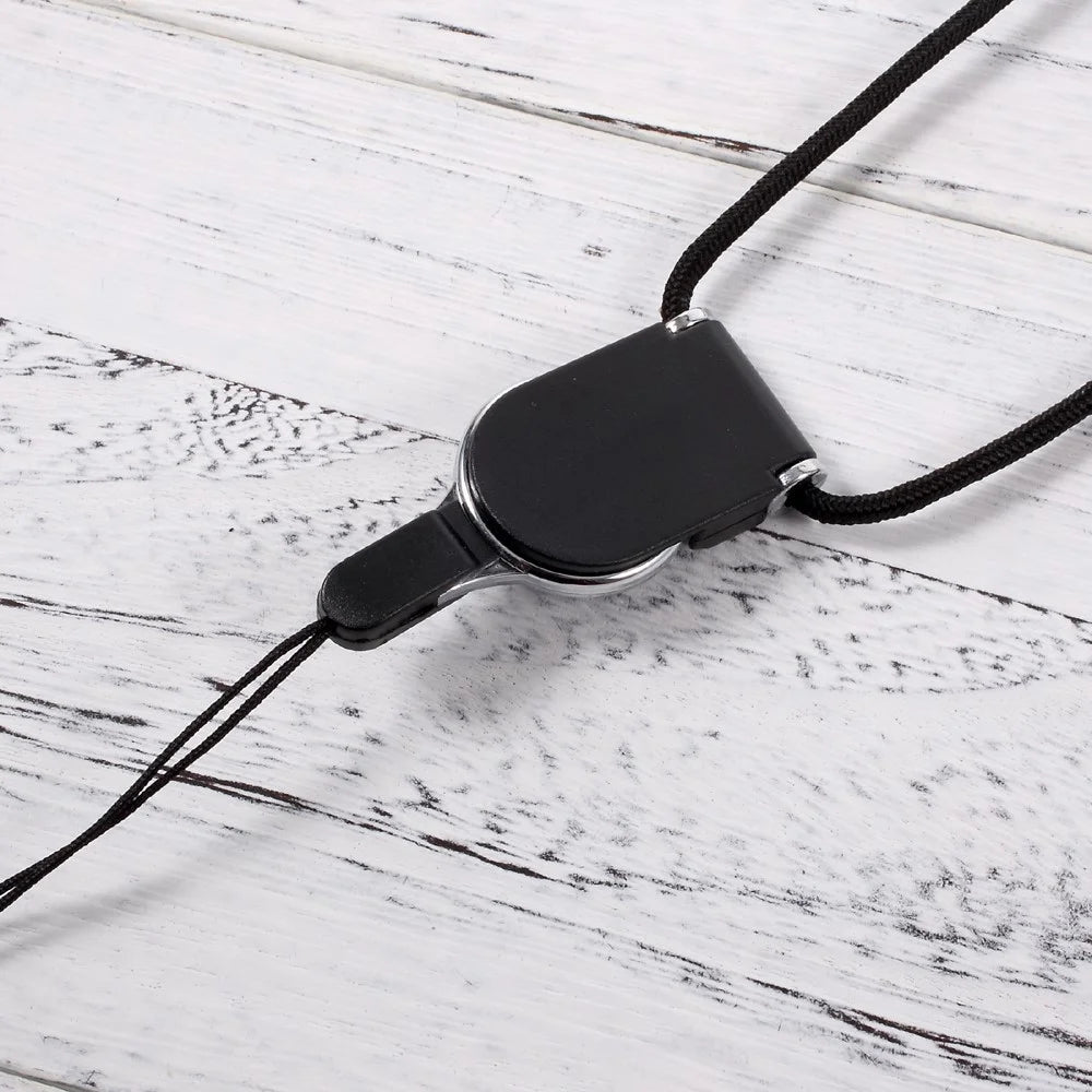 Detachable Neck Strap Band for Cellphone Camera MP3 USB Flash Drive - Black - 4