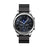 22mm Solid Link Stainless Steel Watch Strap with Folding Clasp for Samsung Gear S3 Classic / S3 Frontier - Black - 3