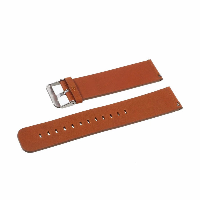 22mm Durable Leather Watch Wrist Band for Samsung Gear S3 Classic / S3 Frontier - Brown - 2