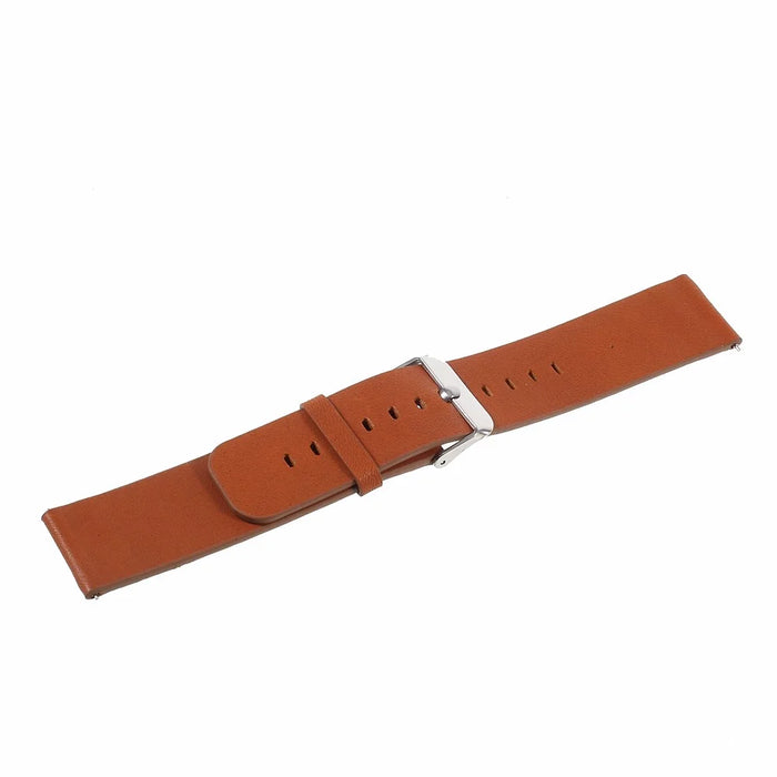 22mm Durable Leather Watch Wrist Band for Samsung Gear S3 Classic / S3 Frontier - Brown - 3
