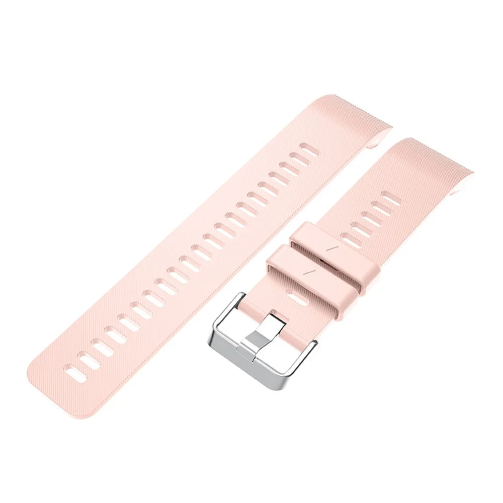 For Garmin Forerunner 35 Silicone Watch Band Pin Buckle Wrist Strap - Pink - 2