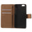 Genuine Split Leather Wallet Stand Cover for iPhone 6s / 6 4.7 inch - Brown - 7