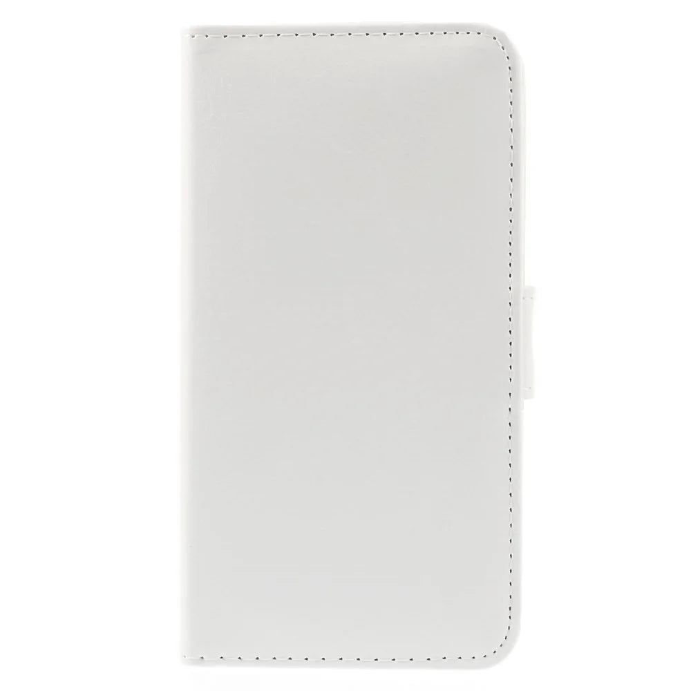Crazy Horse Texture Folio Leather Wallet Stand Shell for iPhone 6 / 6s - White - 3