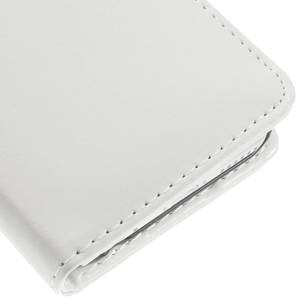 Crazy Horse Texture Folio Leather Wallet Stand Shell for iPhone 6 / 6s - White - 7