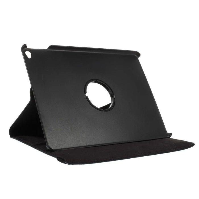 Litchi Grain Leather Case 360 Degree Rotary Stand Multi-Color Elastic Strap Closure for iPad Air 2 - Black - 4