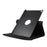 Litchi Grain Leather Case 360 Degree Rotary Stand Multi-Color Elastic Strap Closure for iPad Air 2 - Black - 5