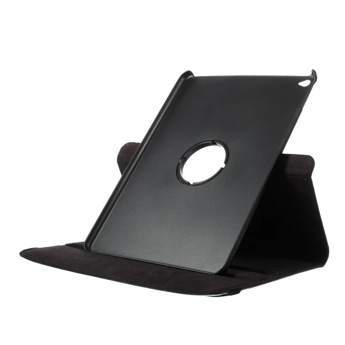 Litchi Grain Leather Case 360 Degree Rotary Stand Multi-Color Elastic Strap Closure for iPad Air 2 - Black - 5