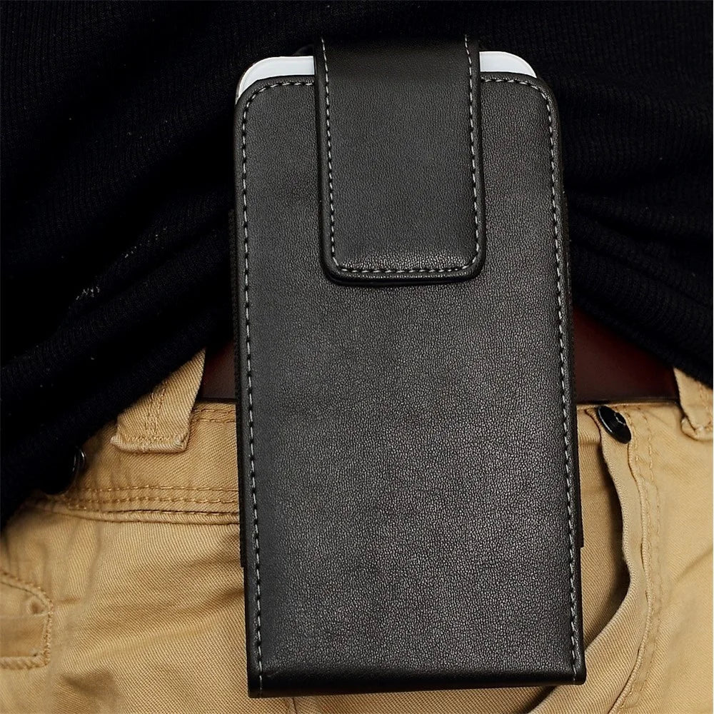 Swivel Belt Clip Leather Holster Pouch Case for iPhone 6 Plus / 6s Plus, Size: 16 x 8.4cm - 5