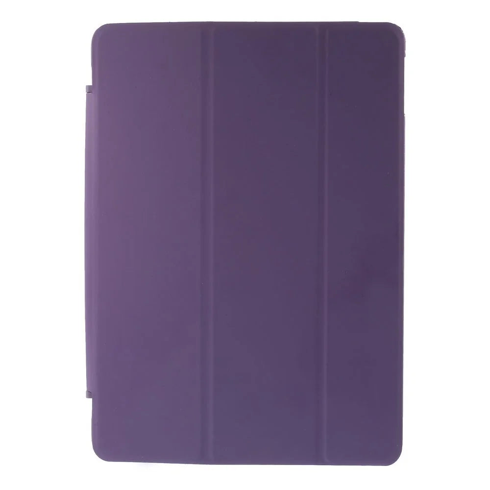 Tri-fold Stand Smart Leather Cover for iPad Air 2 - Purple - 2