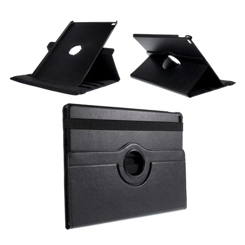 360 Rotation Smart Leather Tablet Case for iPad Pro 12.9 inch (2015) - Black - 1
