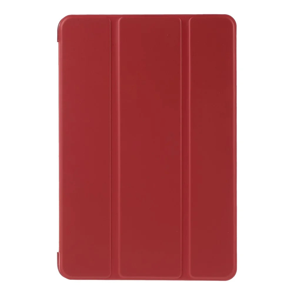 Tri-fold Smart Leather Tablet Case Cover for iPad mini 4 - Red - 1