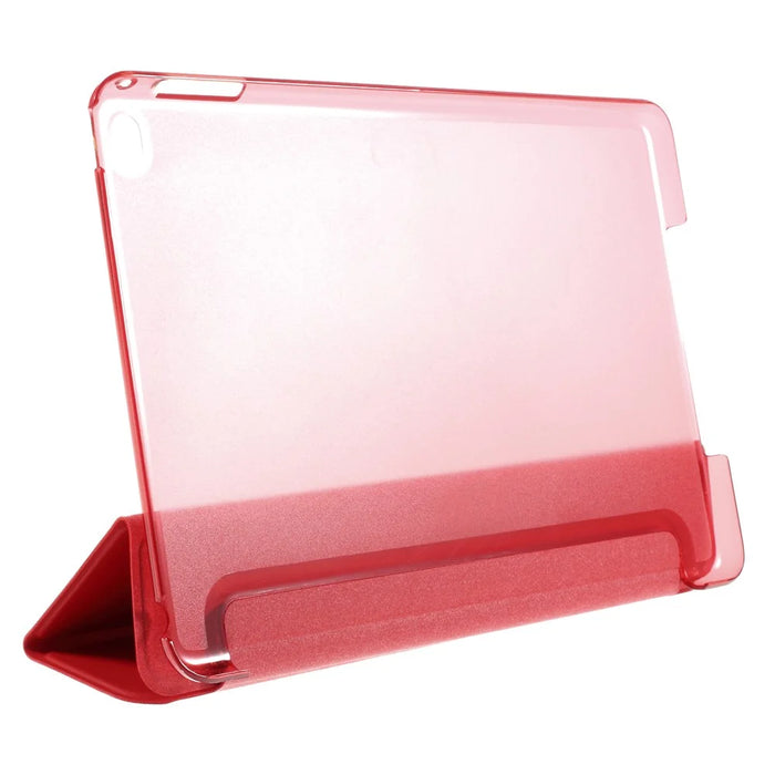 Tri-fold Smart Leather Tablet Case Cover for iPad mini 4 - Red - 3