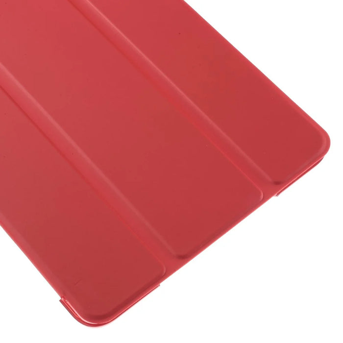 Tri-fold Smart Leather Tablet Case Cover for iPad mini 4 - Red - 6