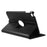 For iPad mini 4 Lychee 360-Rotation Leather Stand Case Cover - Black - 4