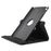 For iPad mini 4 Lychee 360-Rotation Leather Stand Case Cover - Black - 5