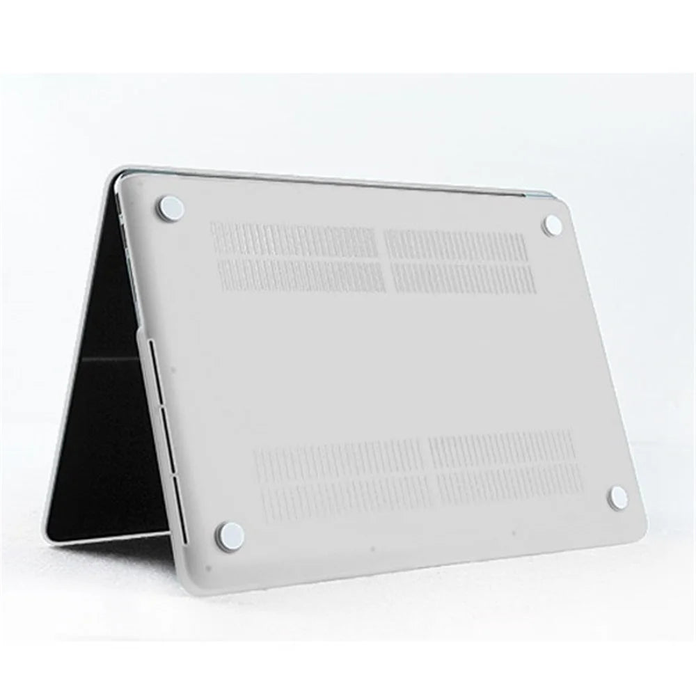 White ENKAY HAT PRINCE Matte Plastic Case + Keyboard Film + Anti-dust Plugs for MacBook Pro 15.4" w/ Retina Display (A1398) - 4