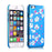 COMMA Bloom Series Plated Plastic Case for iPhone 6s / 6 4.7 inch - Blue - 1