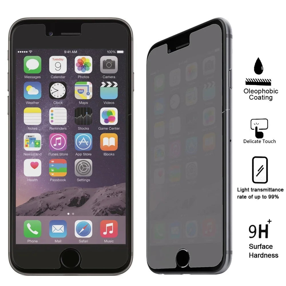 Tempered Glass Explosion-proof Anti-spy Film for iPhone 6 4.7 Inch / 6s - 1
