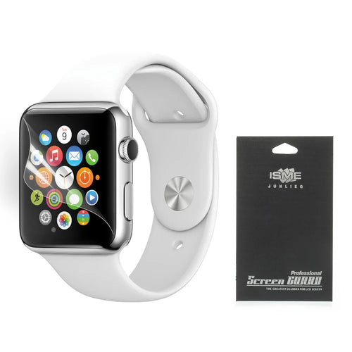 HD Clear LCD Screen Guard Film for Apple Watch 42mm (with Black Package) - 1