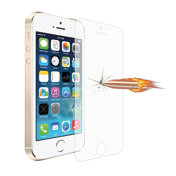 0.3mm 2.5D Matte Tempered Glass Screen Protector for iPhone SE 5s 5 5c - 1