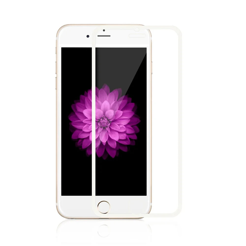 0.3mm Full Coverage Tempered Glass Screen Film for iPhone 6 (4.7 inch) / 6s Arc Edge - White - 1