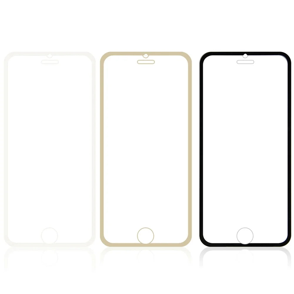 0.3mm Full Coverage Tempered Glass Screen Film for iPhone 6 (4.7 inch) / 6s Arc Edge - White - 6