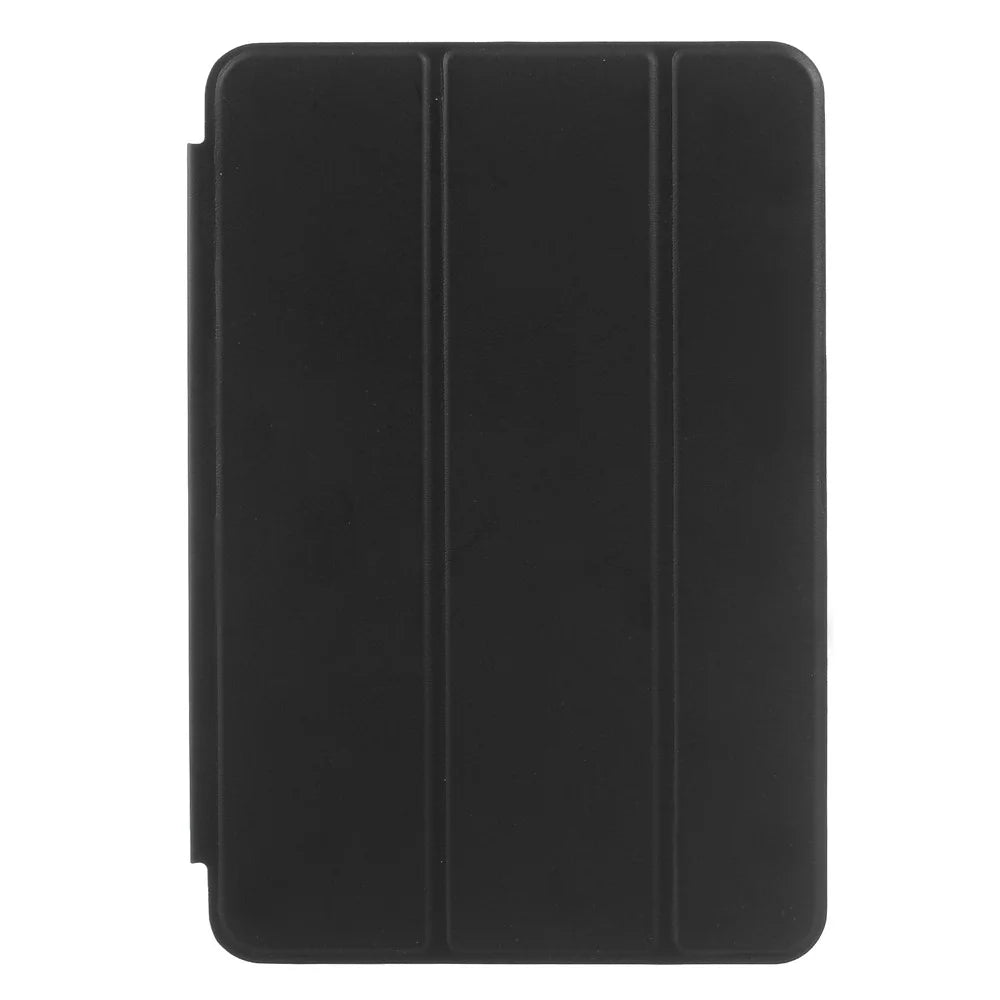 Slim Tri-fold Leather Smart Case for iPad Mini 4 with Stand - Black - 2
