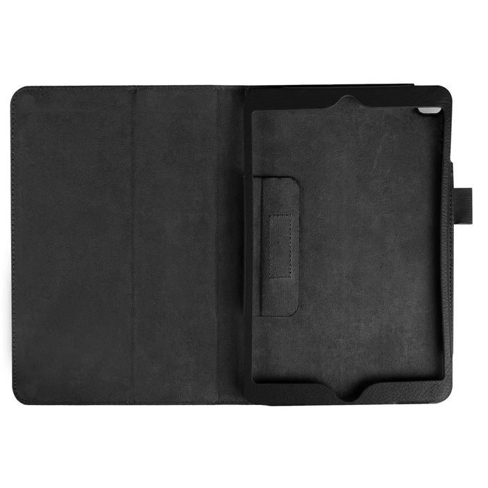 Litchi Texture Smart PU Leather Stand Case for iPad Mini 4 - Black - 7