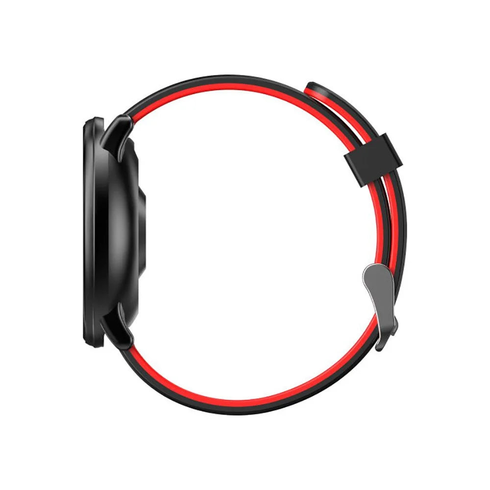Q88 1.33-inch Bluetooth-compatible 4.0 Fitness Sport Smart Wristband with PU Leather Strap - Red - 2