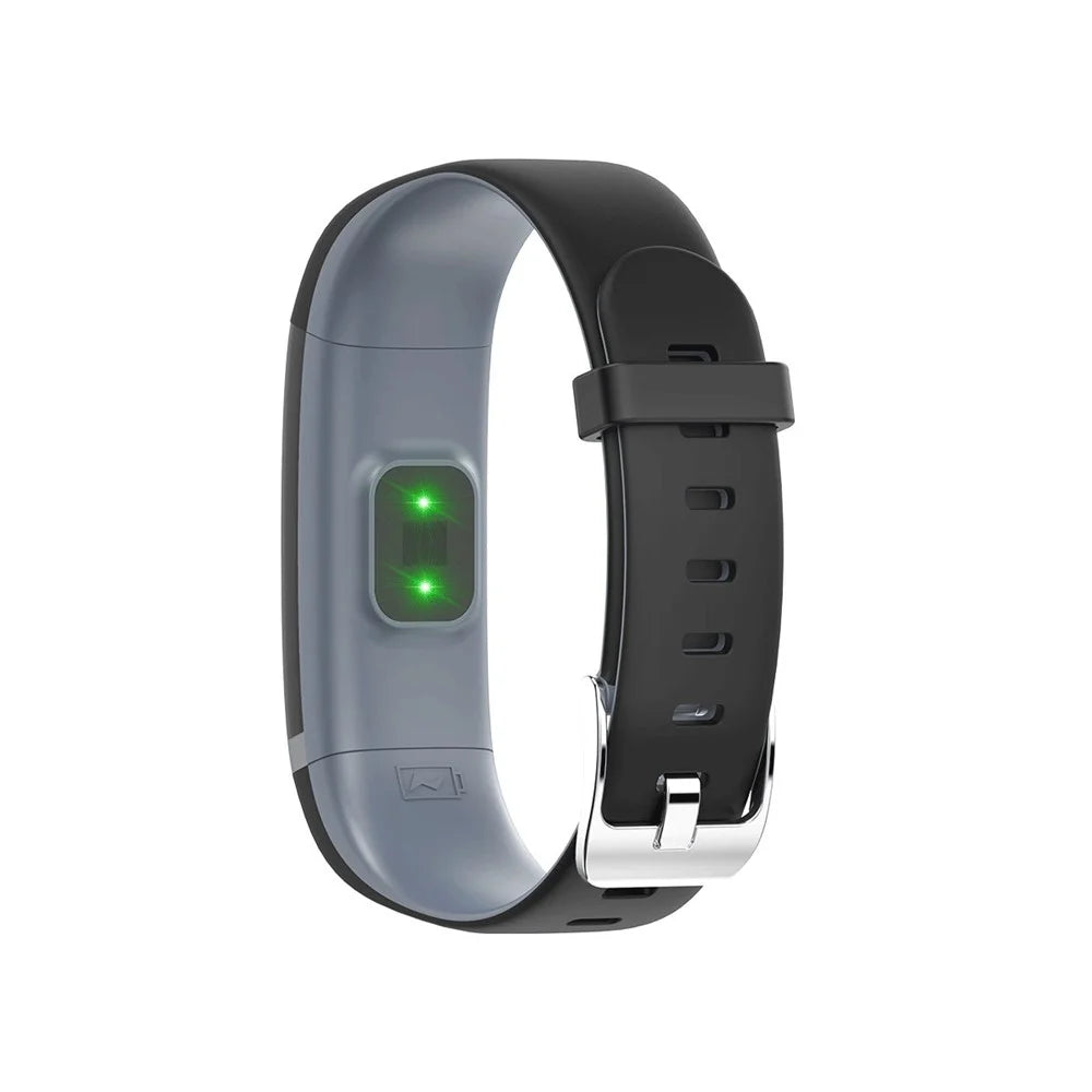 Fitness Bracelet IP68 Waterproof Blood Pressure Monitor Multi-sport Modes Pedometer Heart Rate Smart Band - Grey - 3