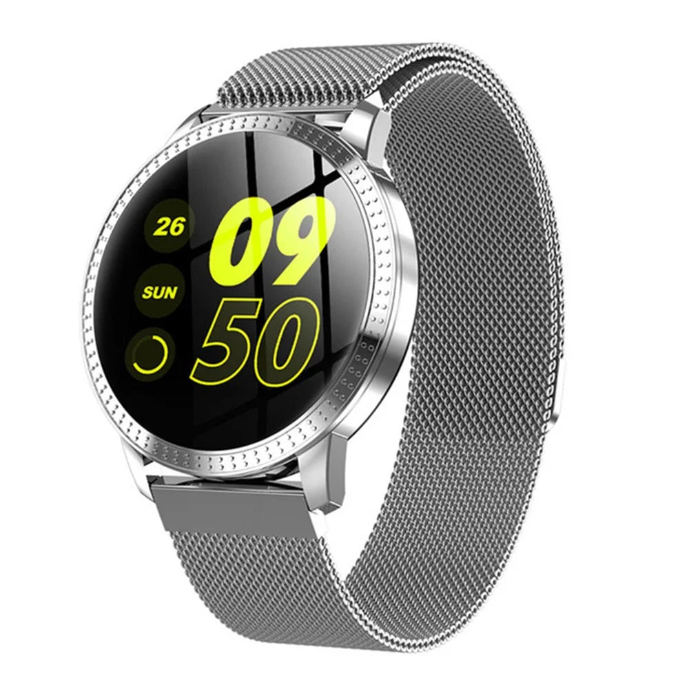 CF18 Multi-function Bluetooth-compatible IP67 Waterproof Blood Pressure Monitoring Smart Watch - Silver - 1
