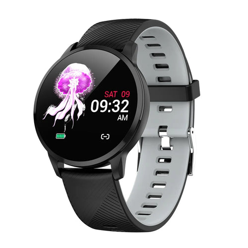 S16 Unisex IPS Screen Smart Bracelet Waterproof Sport Bluetooth-compatible Wristband with Silicone Strap - Grey - 1
