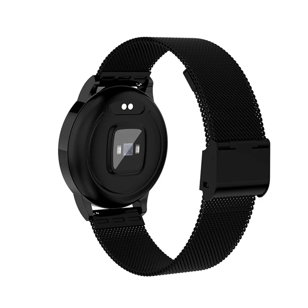 MK07 Smart Watch Bluetooth-compatible Health Monitoring Large Screen Touch Sport Smart Watch Band with 1.22-inch Screen - Jet Black - 2
