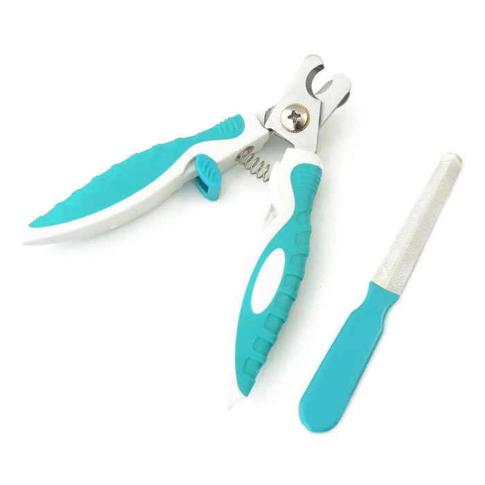 Pain-free Pet Nail Clipper Cutter Grinders for Cats Dogs Nails Care Tool with File - 7